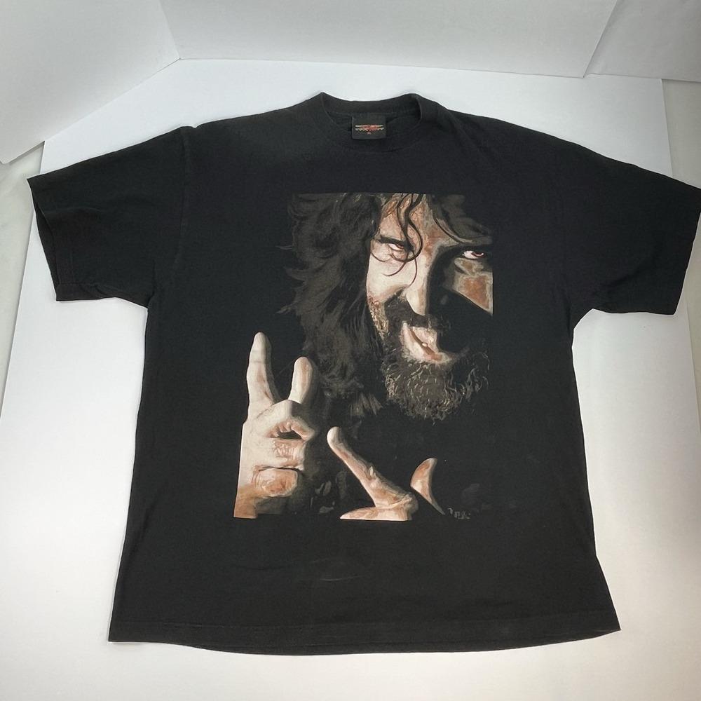 Vintage Mick Foley Shirt Size XL Black Mankind TNA WWF 2009 Genesis Pay Per View